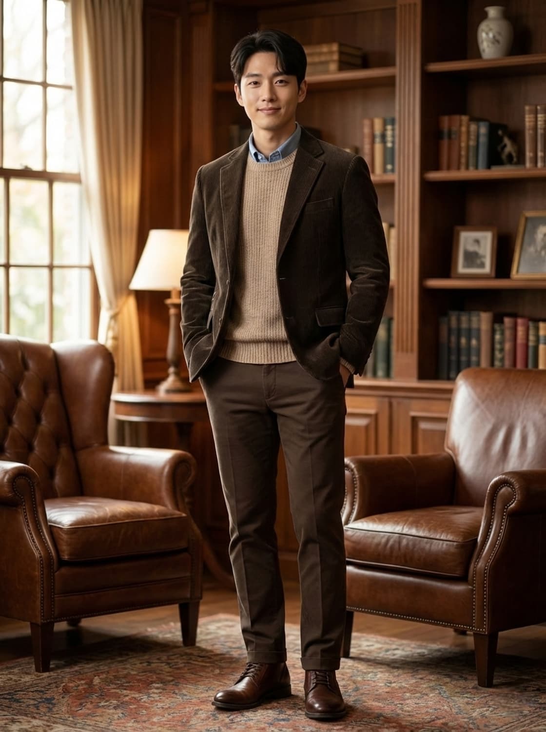 에르메네질도 제냐[Ermenegildo Zegna] 캐시코 코듀로이 자켓 상품이미지1