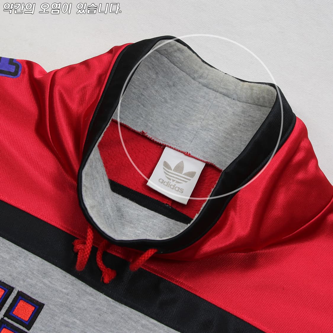 (착용컷) 90's 아디다스 올드스쿨 하이넥 스웻 셔츠 (남성용 98) 상품이미지5