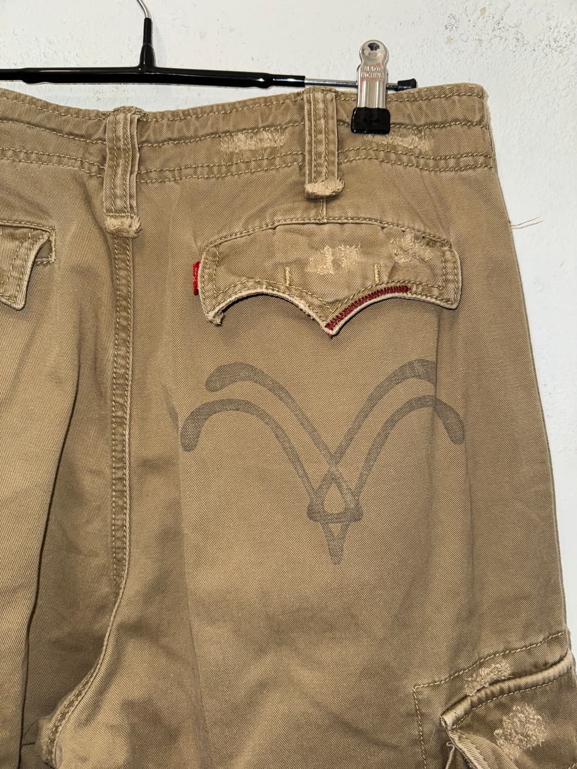 LEVIS 리바이스 베이지 데미지 카고팬츠 상품이미지8