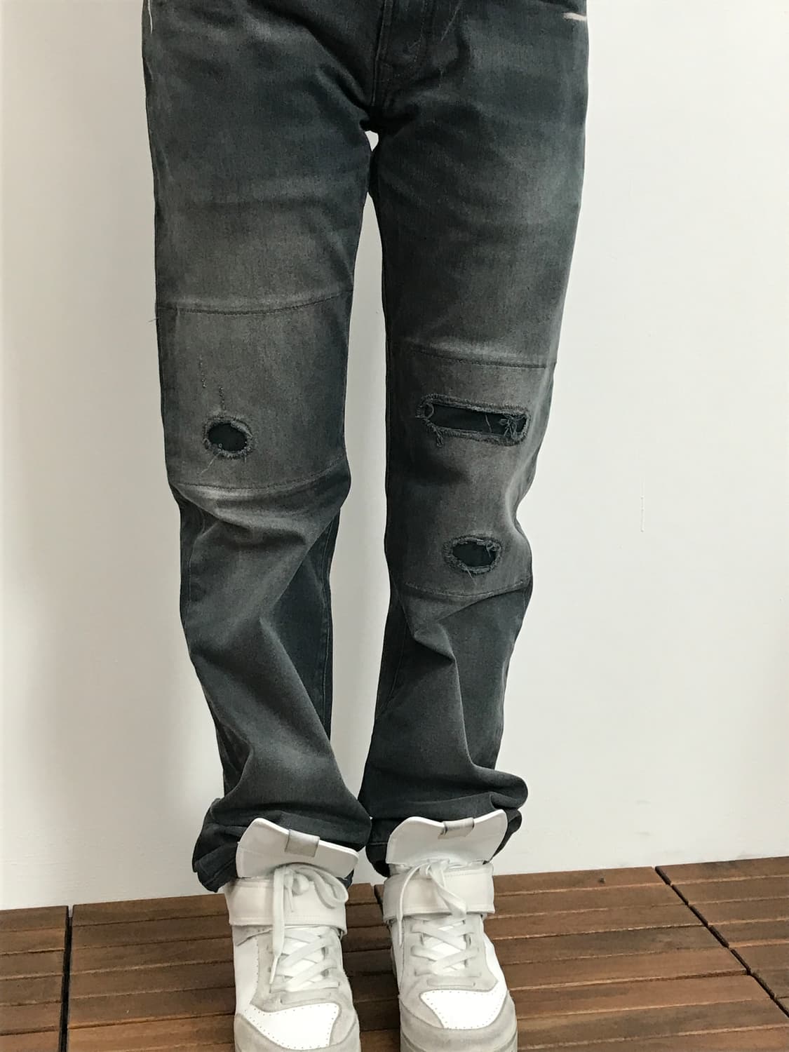 Levi's 523 Straight Faded Black Pants 상품이미지3