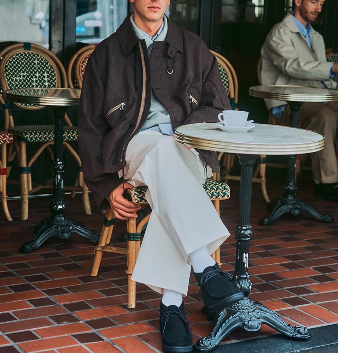 새상품(M)유니폼브릿지 울 MK3 자켓 차콜 상품이미지6