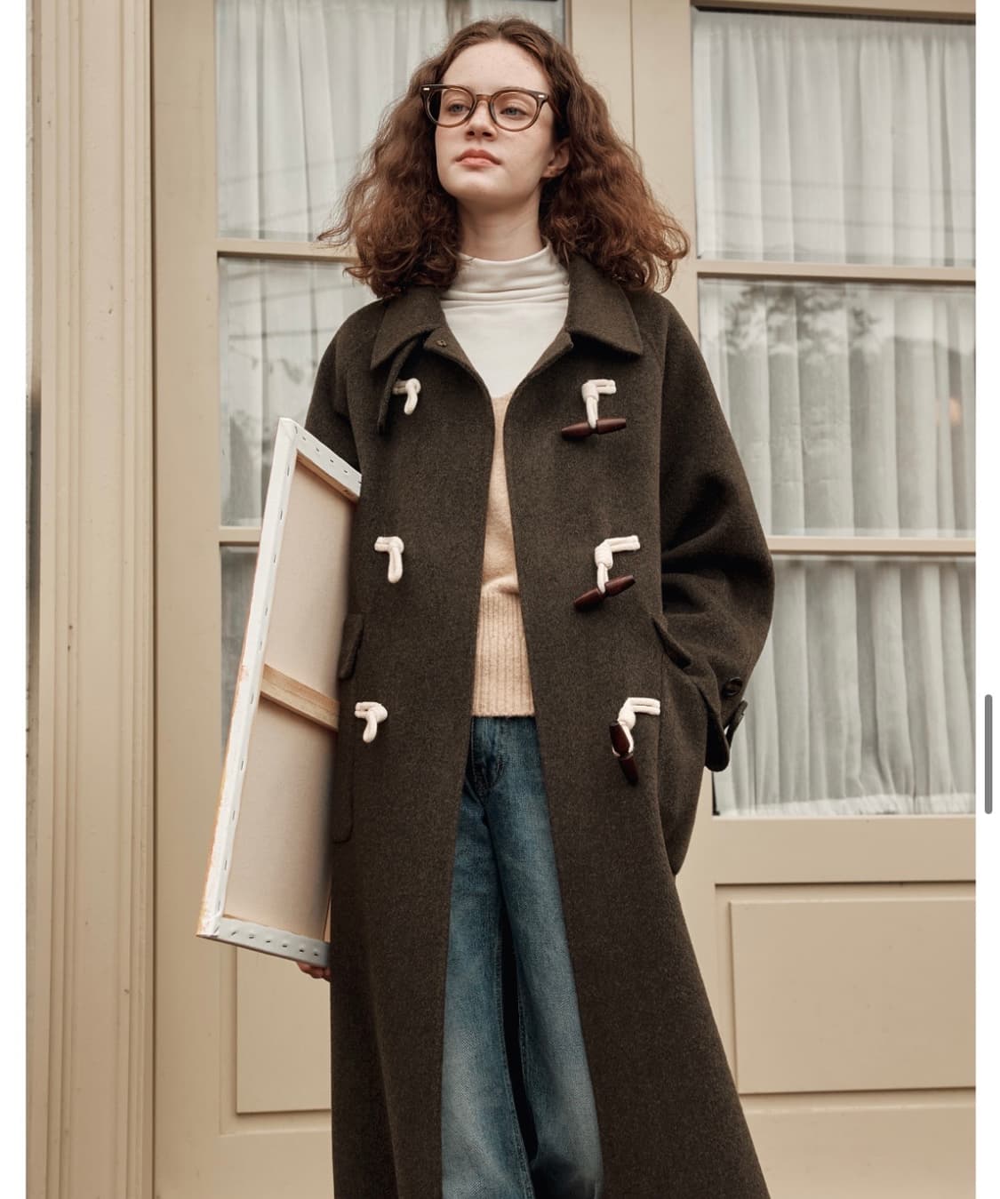 (새상품) 캐시미어 떡볶이코트 (정가499,000원) 상품이미지2