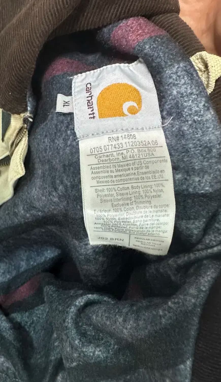 Carhartt Sandstone Active Work Jacket XL 상품이미지3
