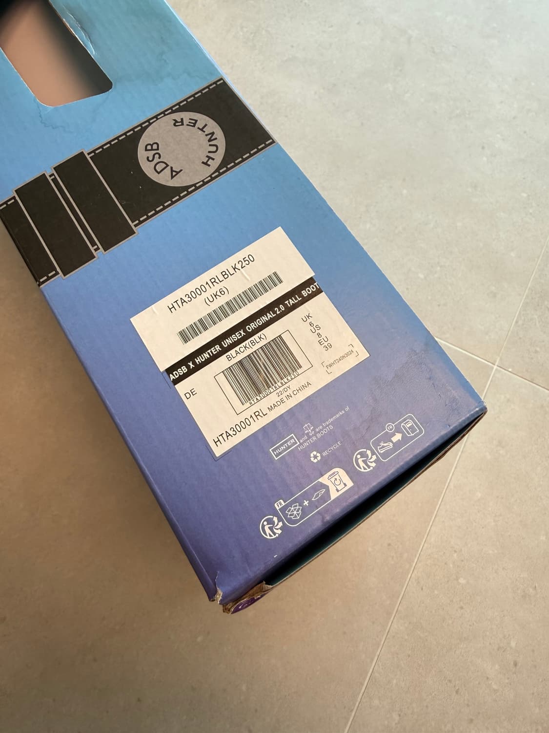 [250] 헌터 X 앤더슨벨 오리지날 2.0 톨 부츠 블랙 상품이미지9