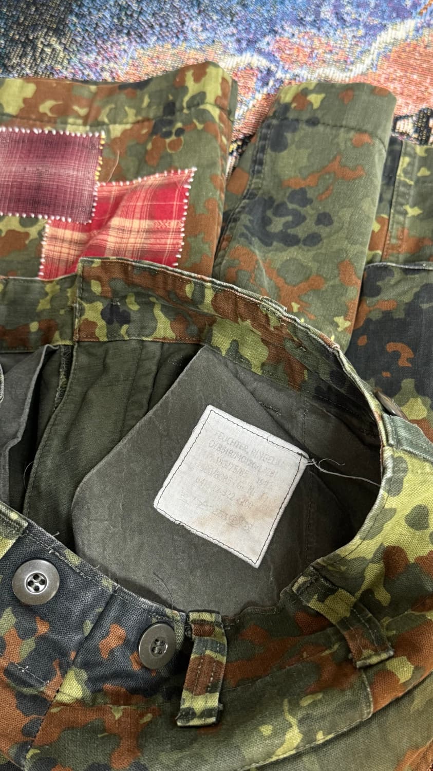 90’s 독일군 Army Flecktarn Half Trousers 상품이미지4