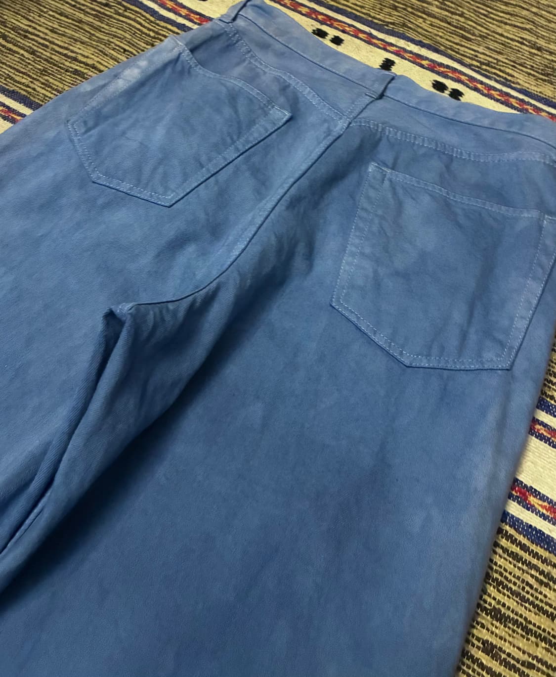 (1/29)marka 마카 스톤워시 페이디드 코쿤핏 데님 블루 by 상품이미지9