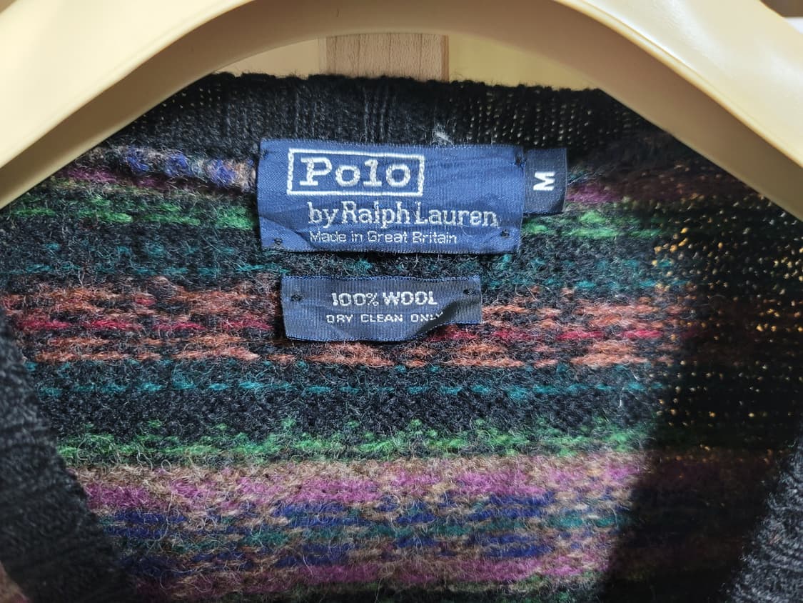 빈티지 폴로 페어아일 니트 스웨터 상품이미지3