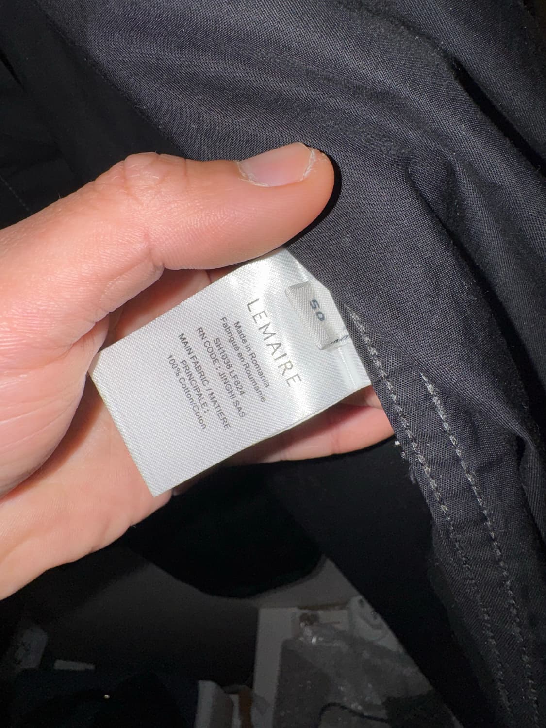 르메르 웨스턴셔츠 블랙(50사이즈) 상품이미지3