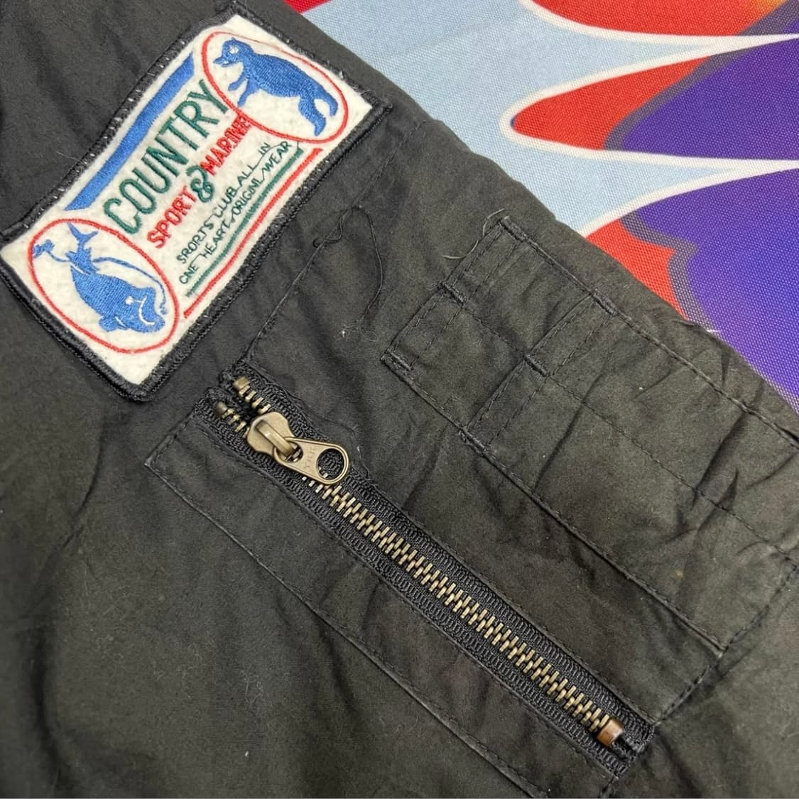 일본 빈티지 자수 해링턴 자켓 상품이미지6