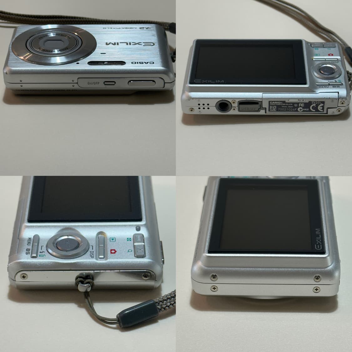 [작례 O] 카시오 엑슬림 EX-Z77 빈티지 디카 상품이미지3