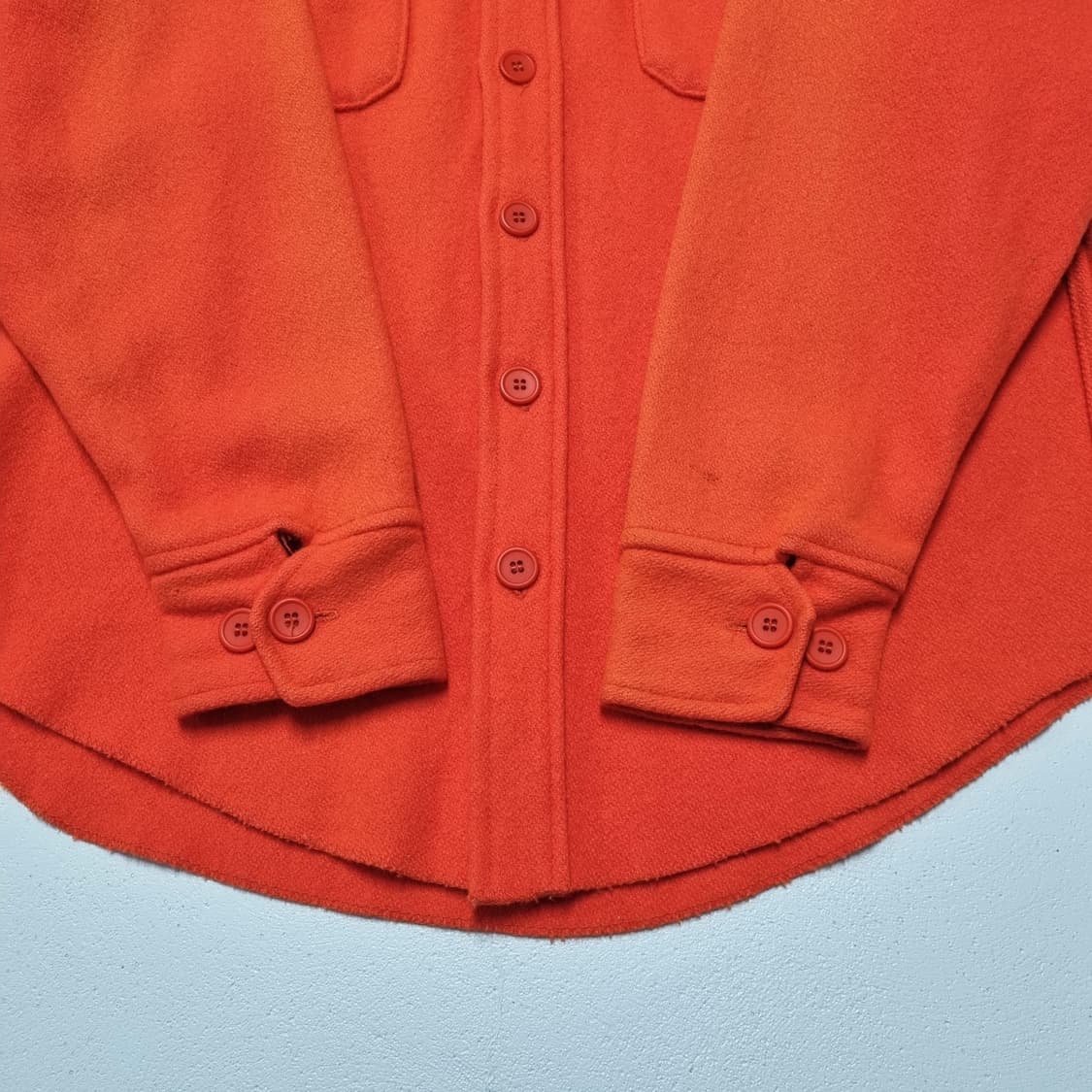 80s 빈티지 MELTON 멜톤 헤비울 셔츠 - S~M 상품이미지6