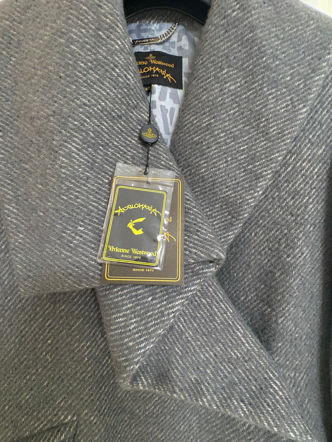 비비안웨스트우드 그레이 빌로우 코트 40 상품이미지3