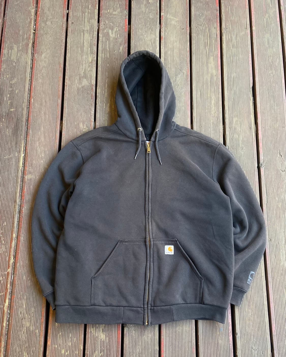 실측 2XL) 칼하트 레인디펜더 선페이드 후드집업 상품이미지1