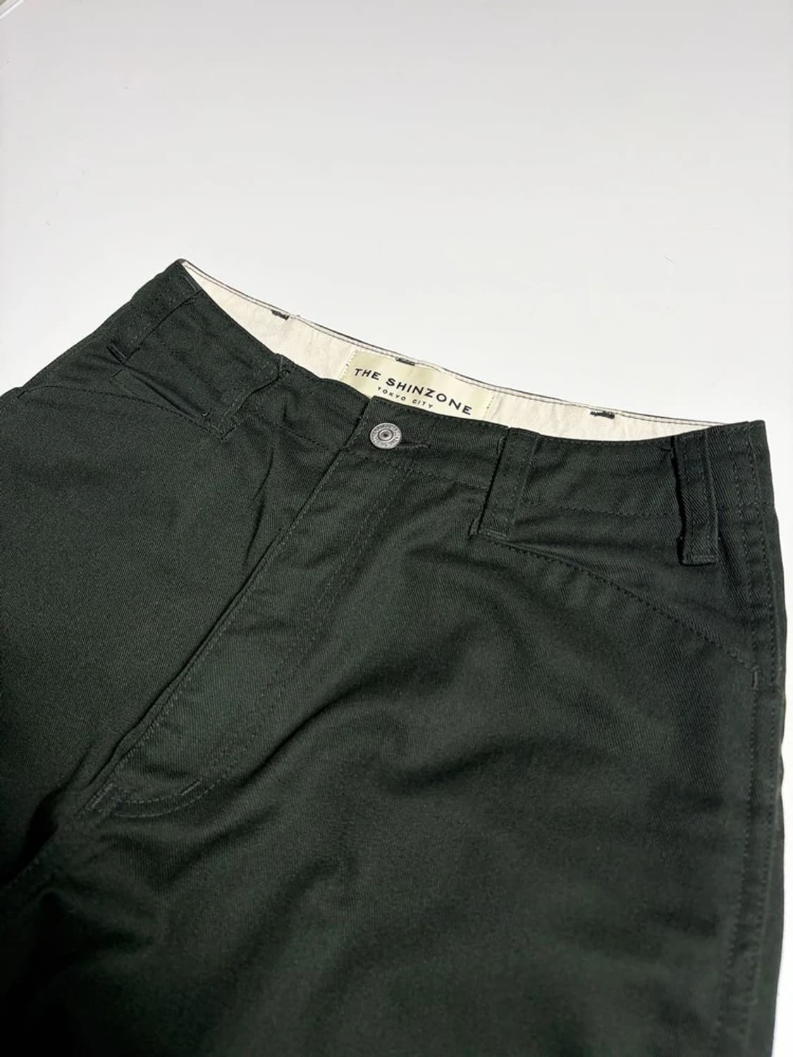 THE SHINZONE 베이직 미니멀 딥그린 치노 팬츠 R2063 상품이미지2