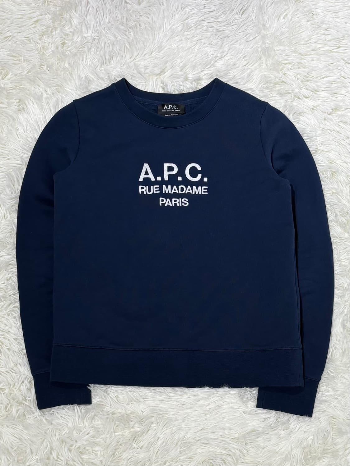 아페쎄 네이비 맨투맨 상품이미지4