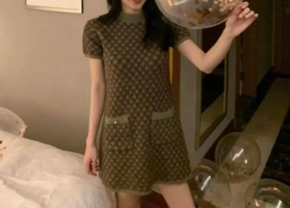 자라 골든버튼 니트 원피스 예슬마켓 온트 원피스 상품이미지2