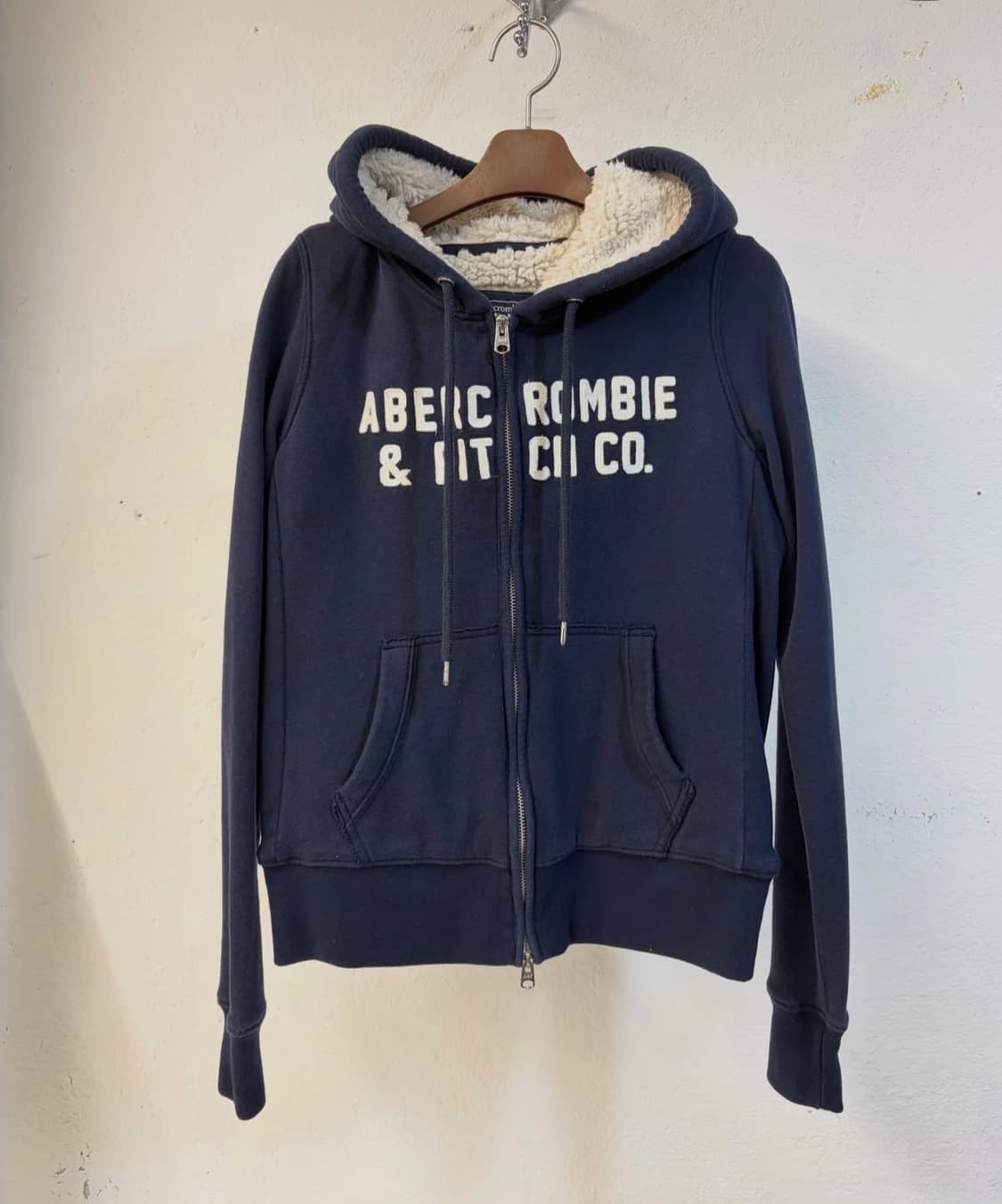 아베크롬비 양털 후드 집업 상품이미지3