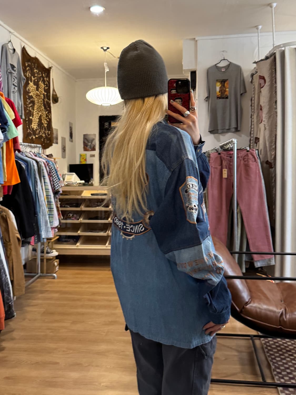 Park house 패치워크 셔츠 상품이미지4