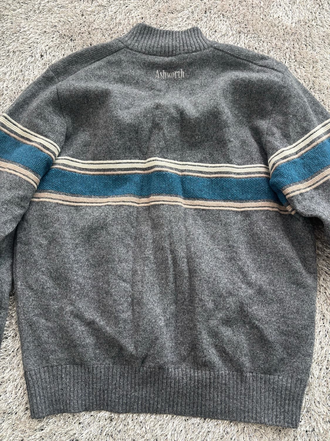 ASHWORTH 반집업니트 사이즈 100 상품이미지8