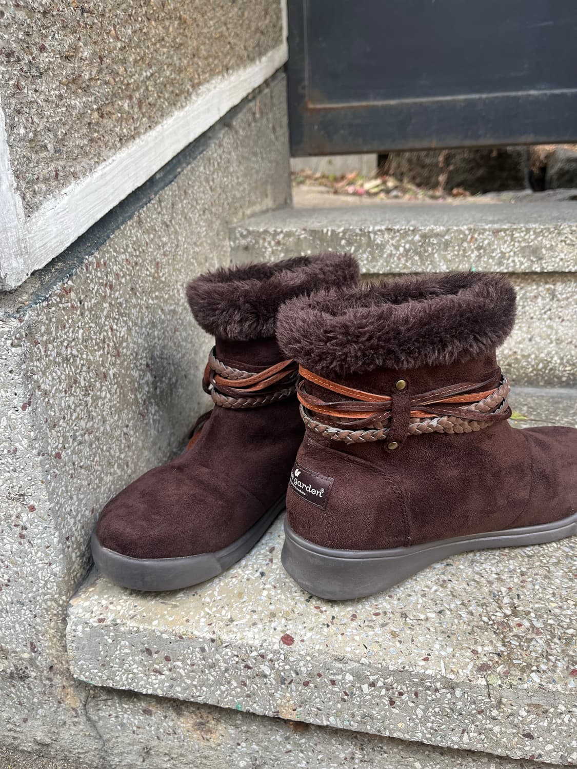 코코아 브라운 리본 어그부츠 상품이미지2