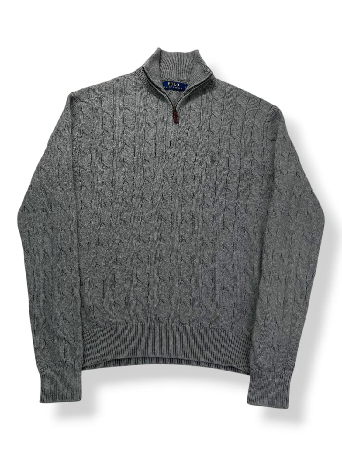 95 폴로 랄프로렌 꽈배기 반집업 니트 상품이미지1