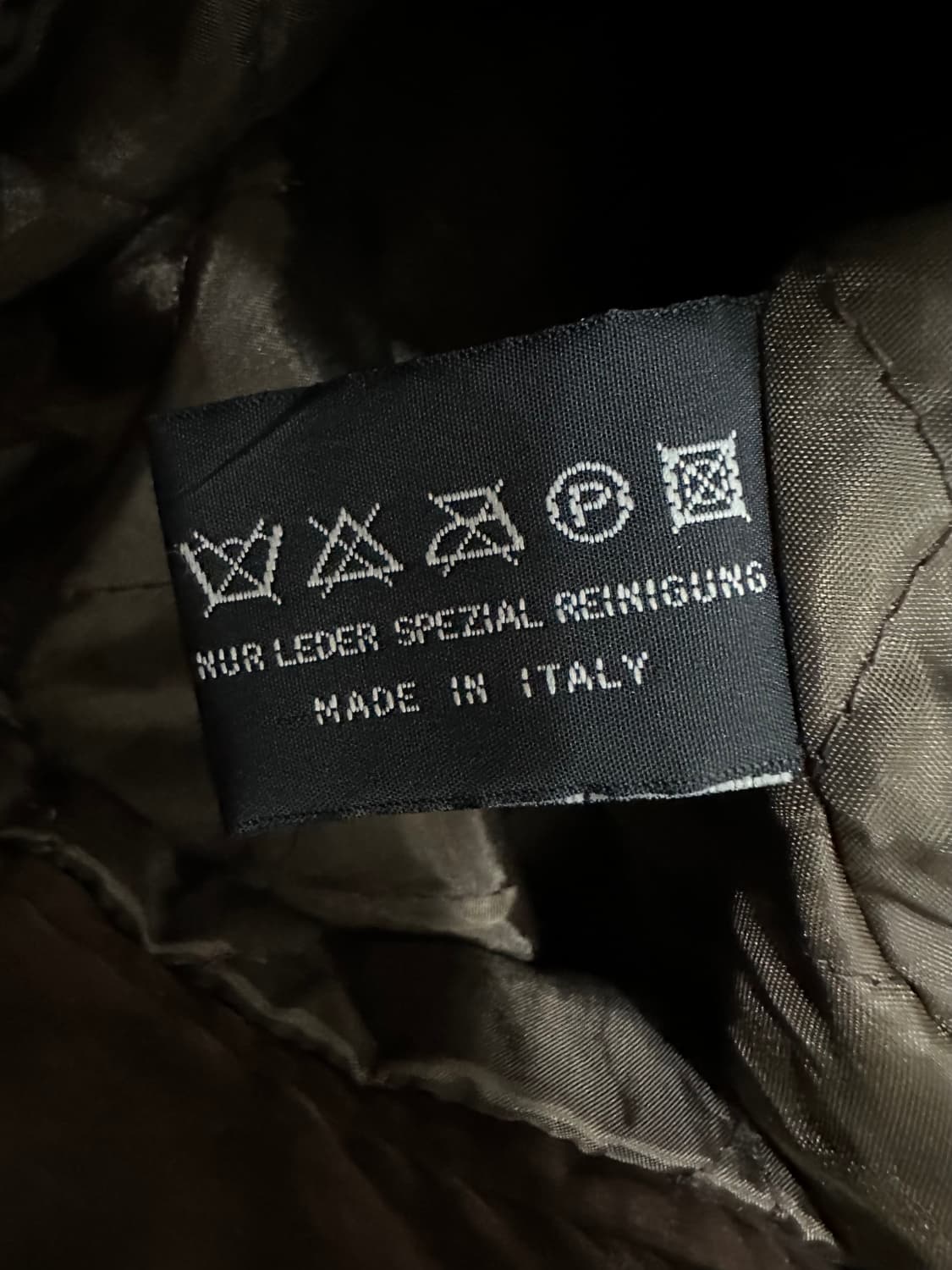 휴고 보스 브라운 레더 블루종 자켓 상품이미지8