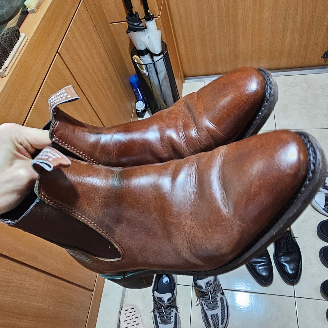 알엠윌리엄스 컴포트 크래프트맨 첼시부츠 브라운 상품이미지4