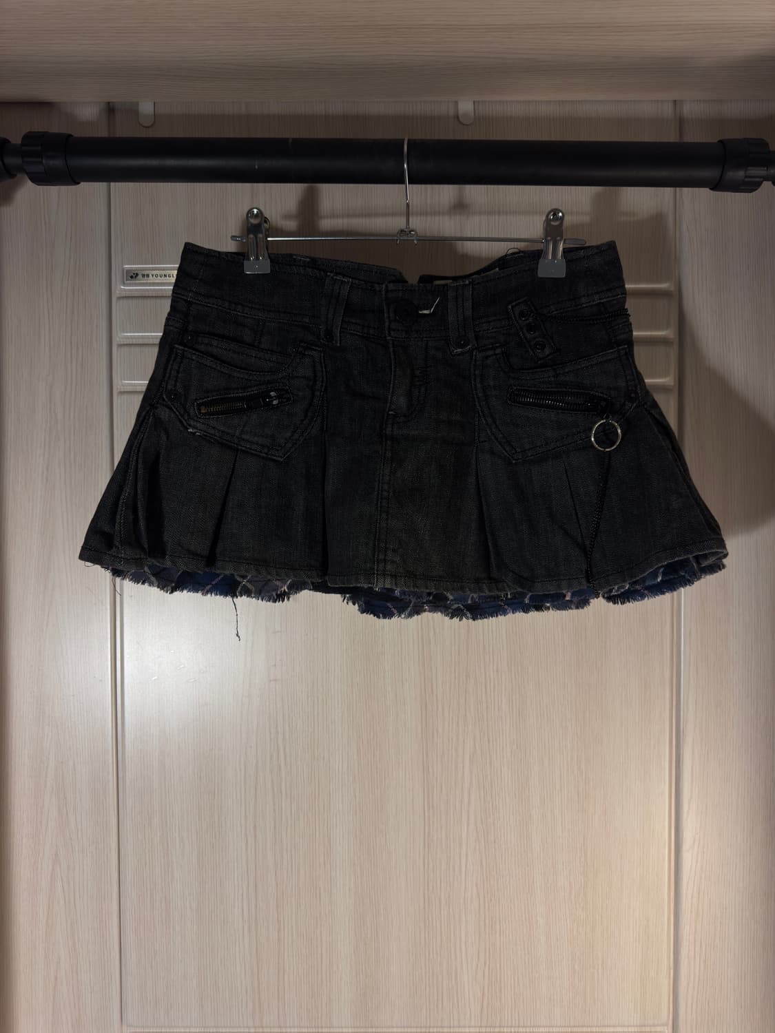 y2k 빈티지 로우라이즈 데님 스커트 상품이미지1