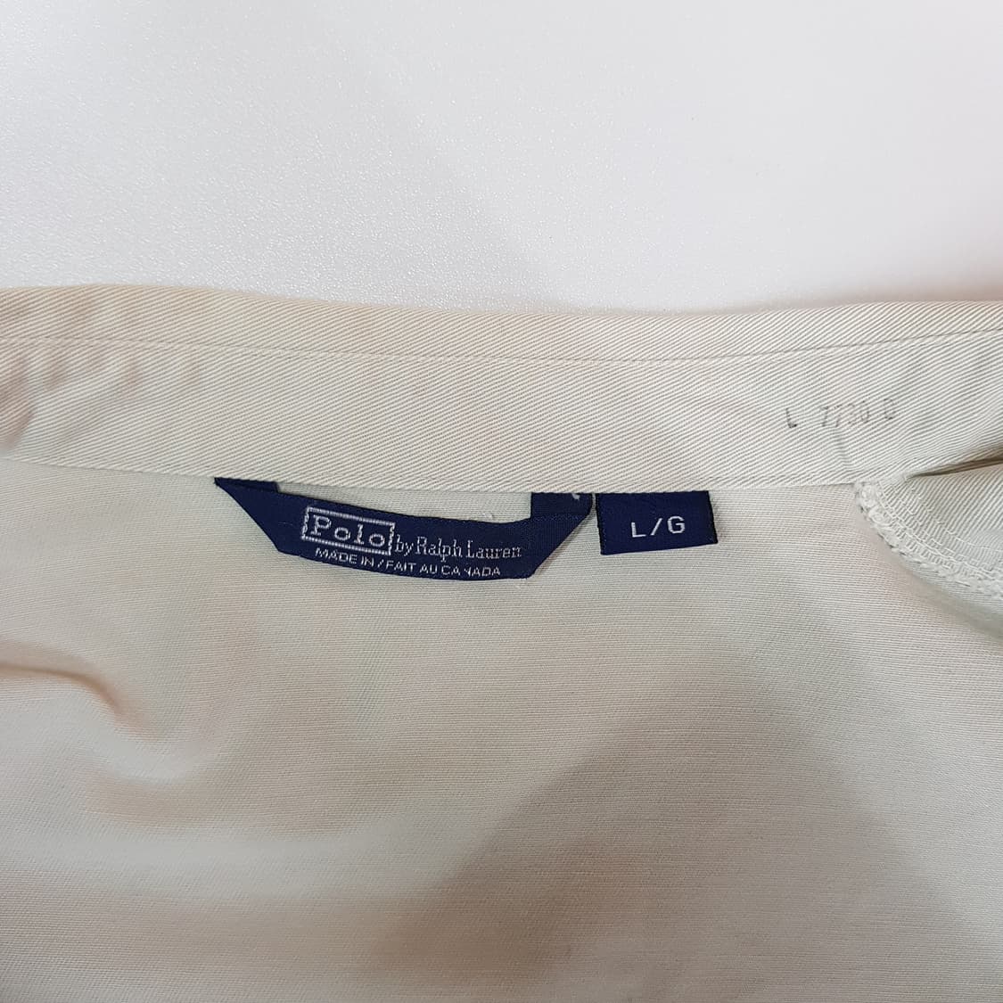 폴로 랄프로렌 카라넥 코튼 집업 자켓 L사이즈 상품이미지6