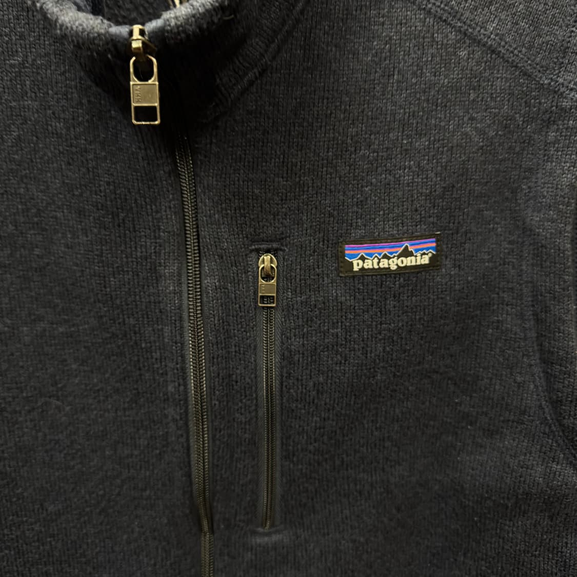 파타고니아 베터 스웨터 베스트 집업 전면 집업 포켓 포인트 네이비 상품이미지5