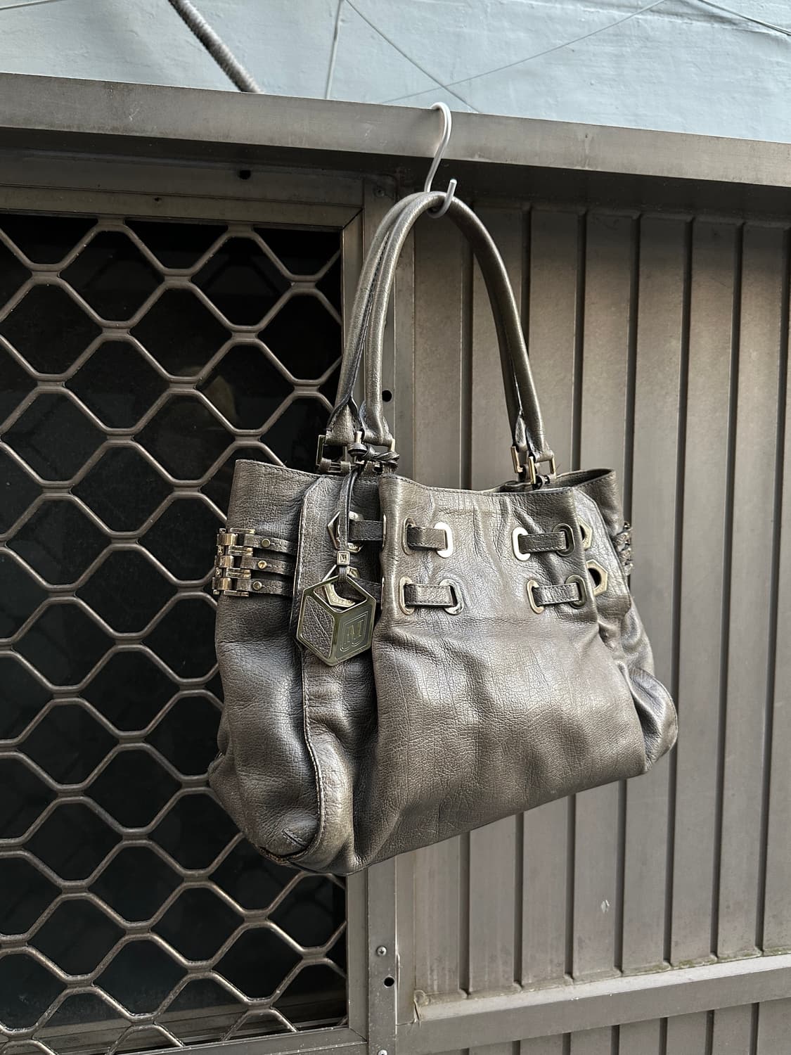 Bruno Magli khaki vintage shoulder bag 상품이미지2