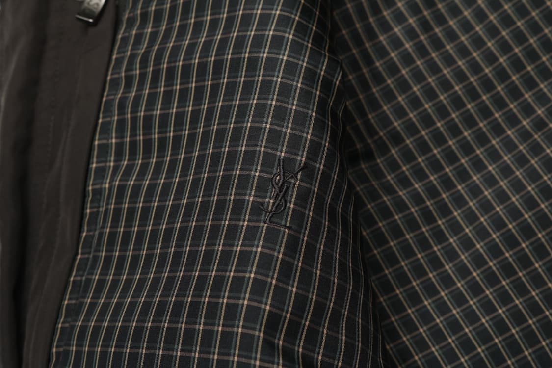 [L] ysl 입생로랑 퍼 카라 패디드 자켓 (퍼, 내피 탈부착) 상품이미지5