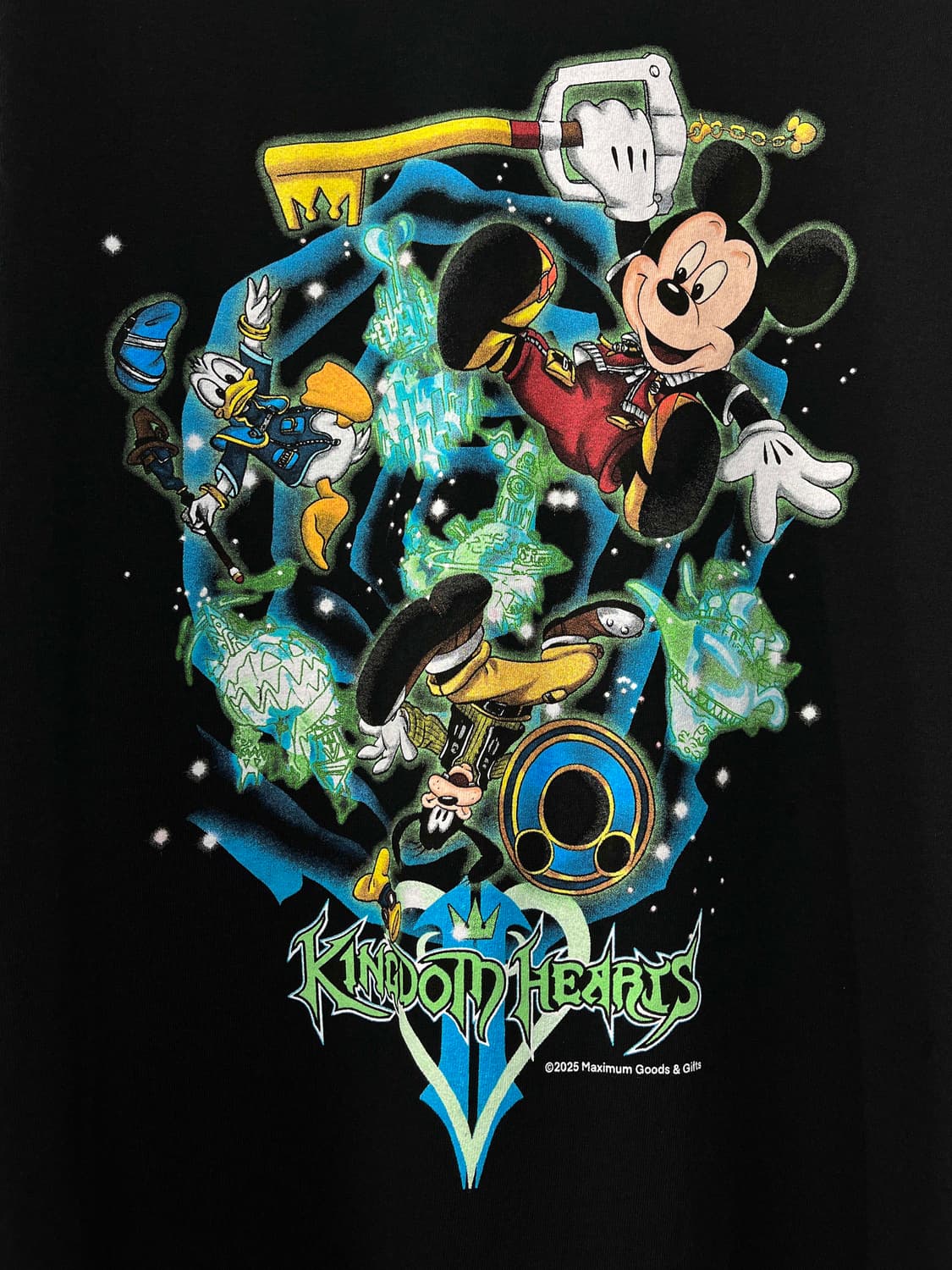디즈니 킹덤하츠2 미키마우스 그래픽 게임 반팔티 부틀렉 상품이미지4