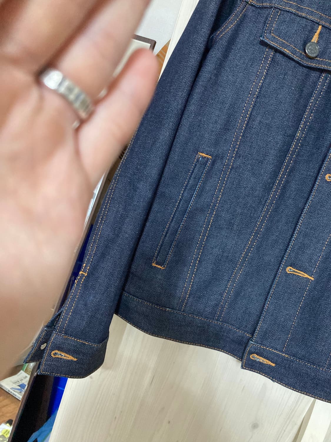 A.P.C. 생지 데님 청자켓 S사이즈 상품이미지2