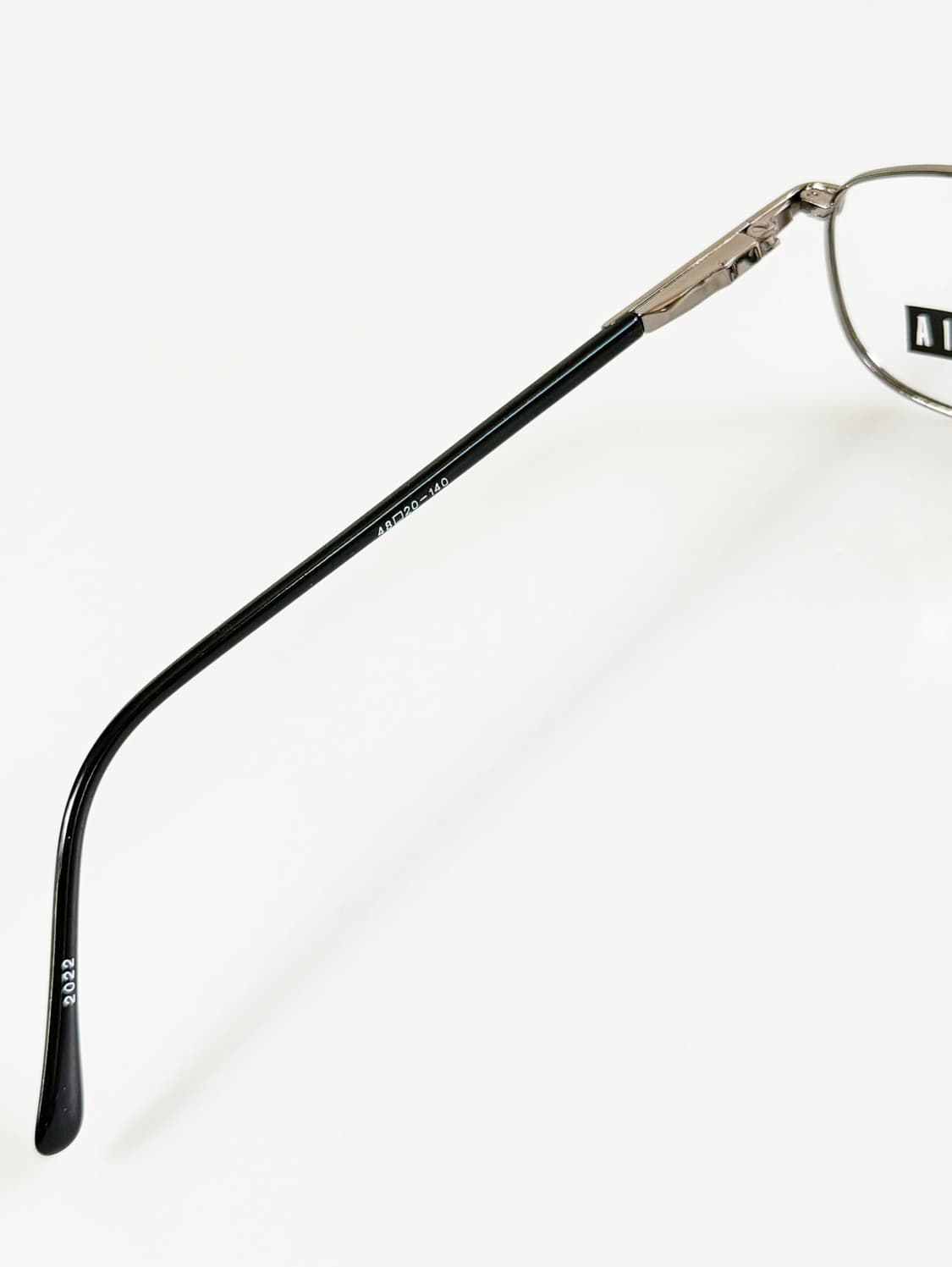 90s VICTORIA 다크 실버 메탈 슬림 스퀘어 빈티지 안경 상품이미지7