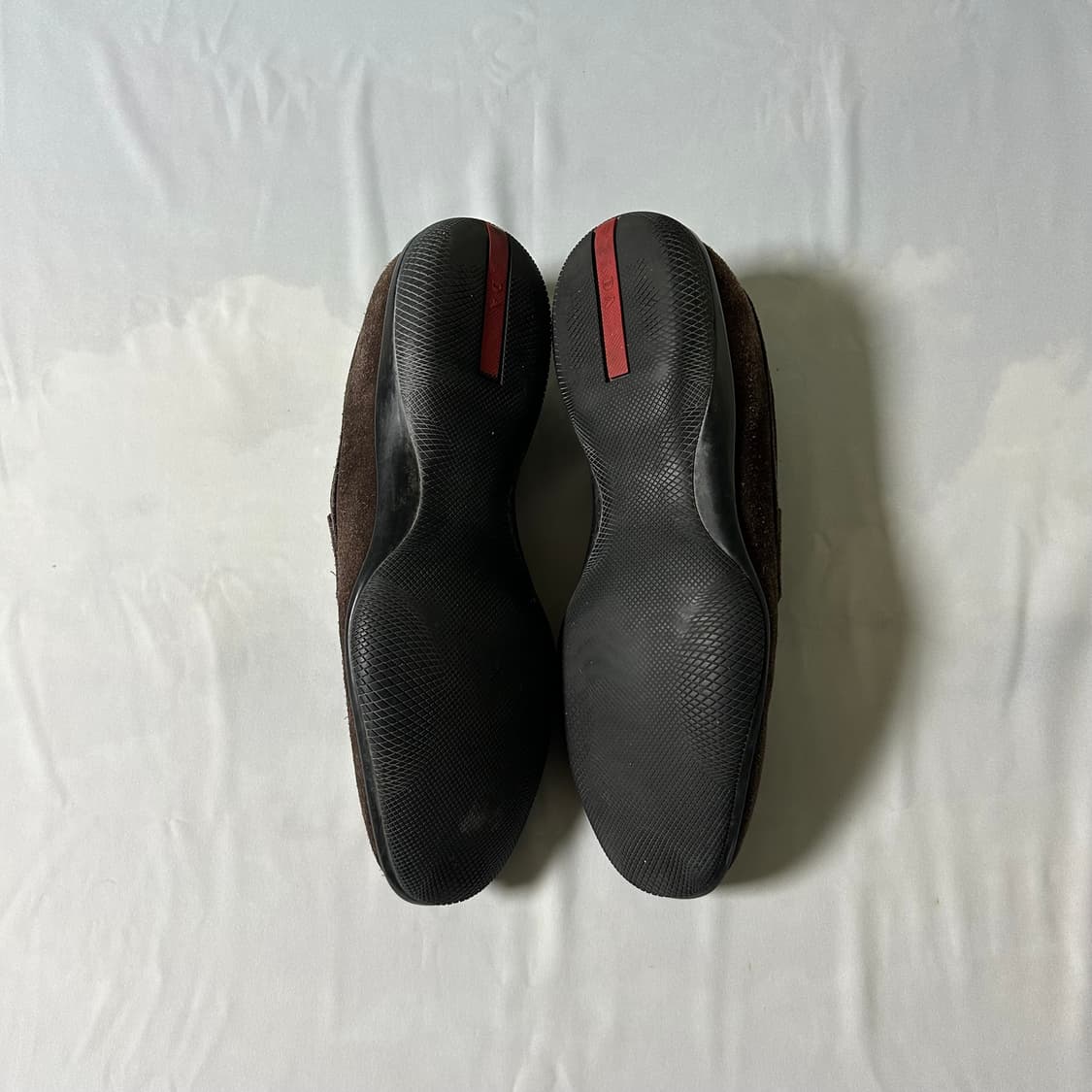 Prada sports suede dark brown loafers 상품이미지5