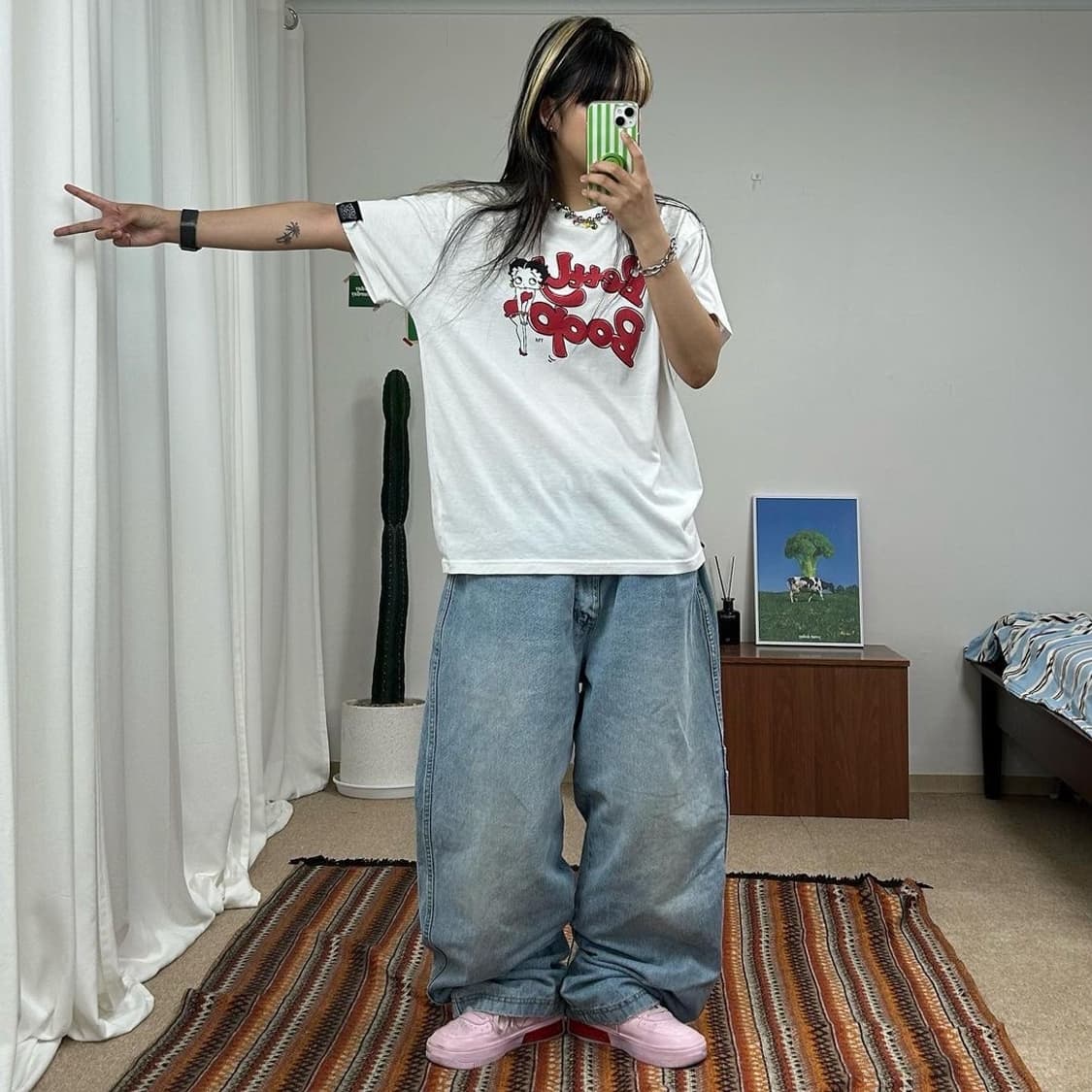  “ Betty boop " t-shirt 상품이미지6