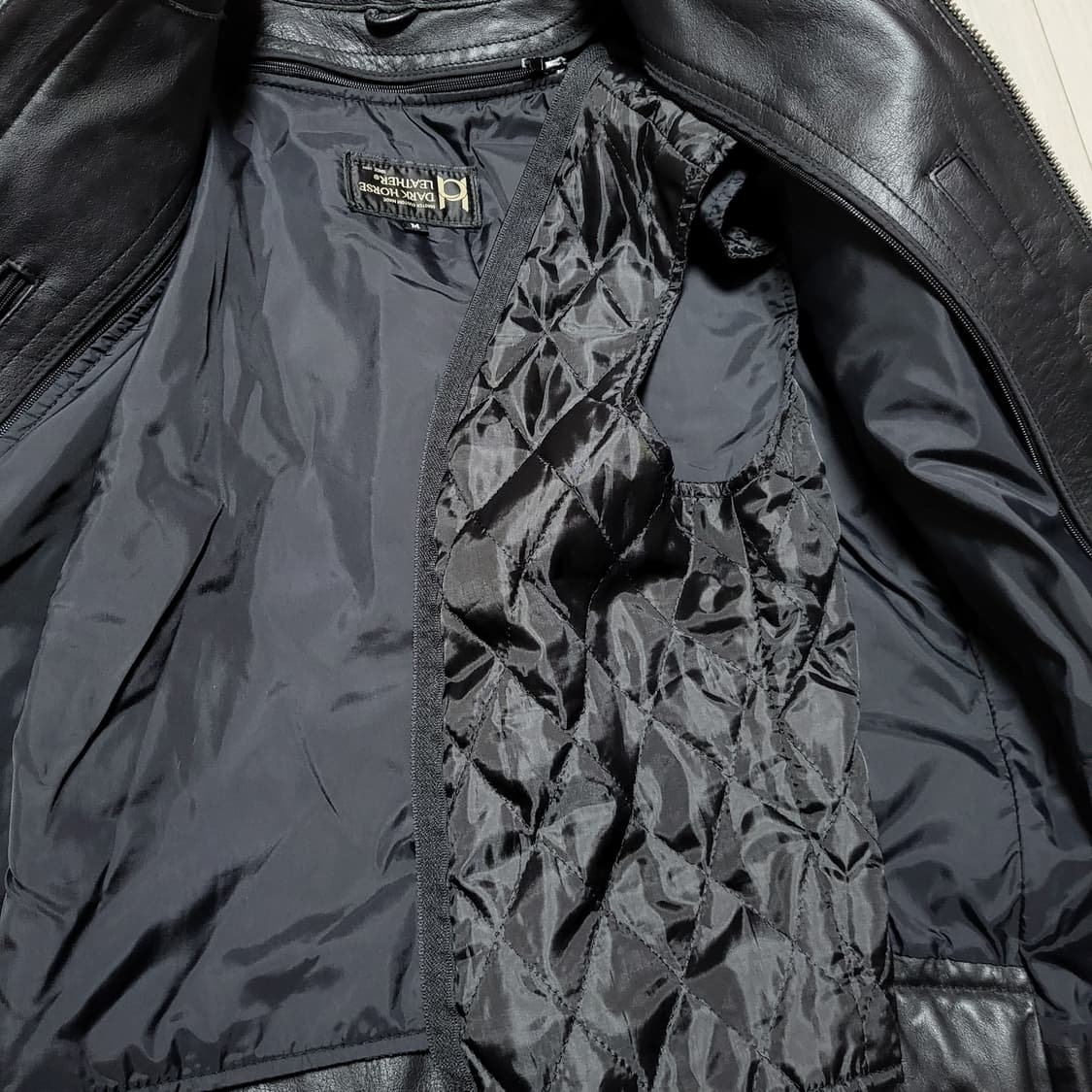 (m) 할리데이비슨 패치 다크호스 가죽 자켓 상품이미지9