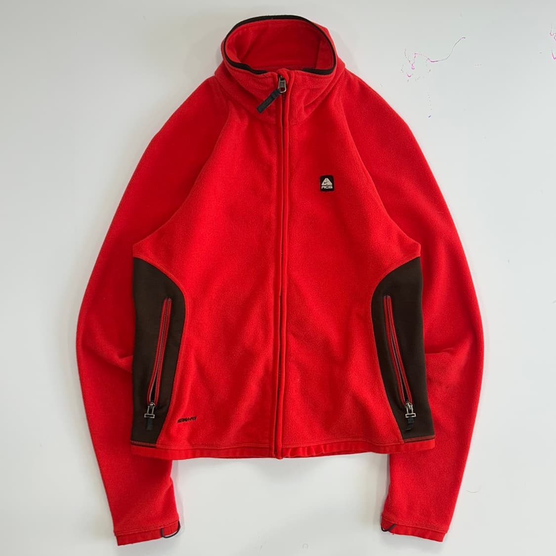 Nike 나이키acg 레드 후리스 집업 자켓 상품이미지3