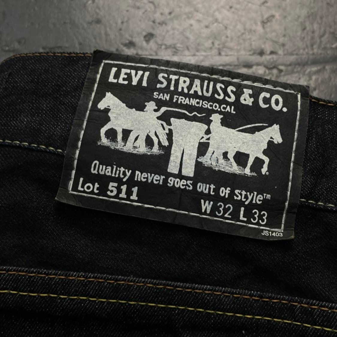 32 리바이스 511 인디고 데님 팬츠  상품이미지4