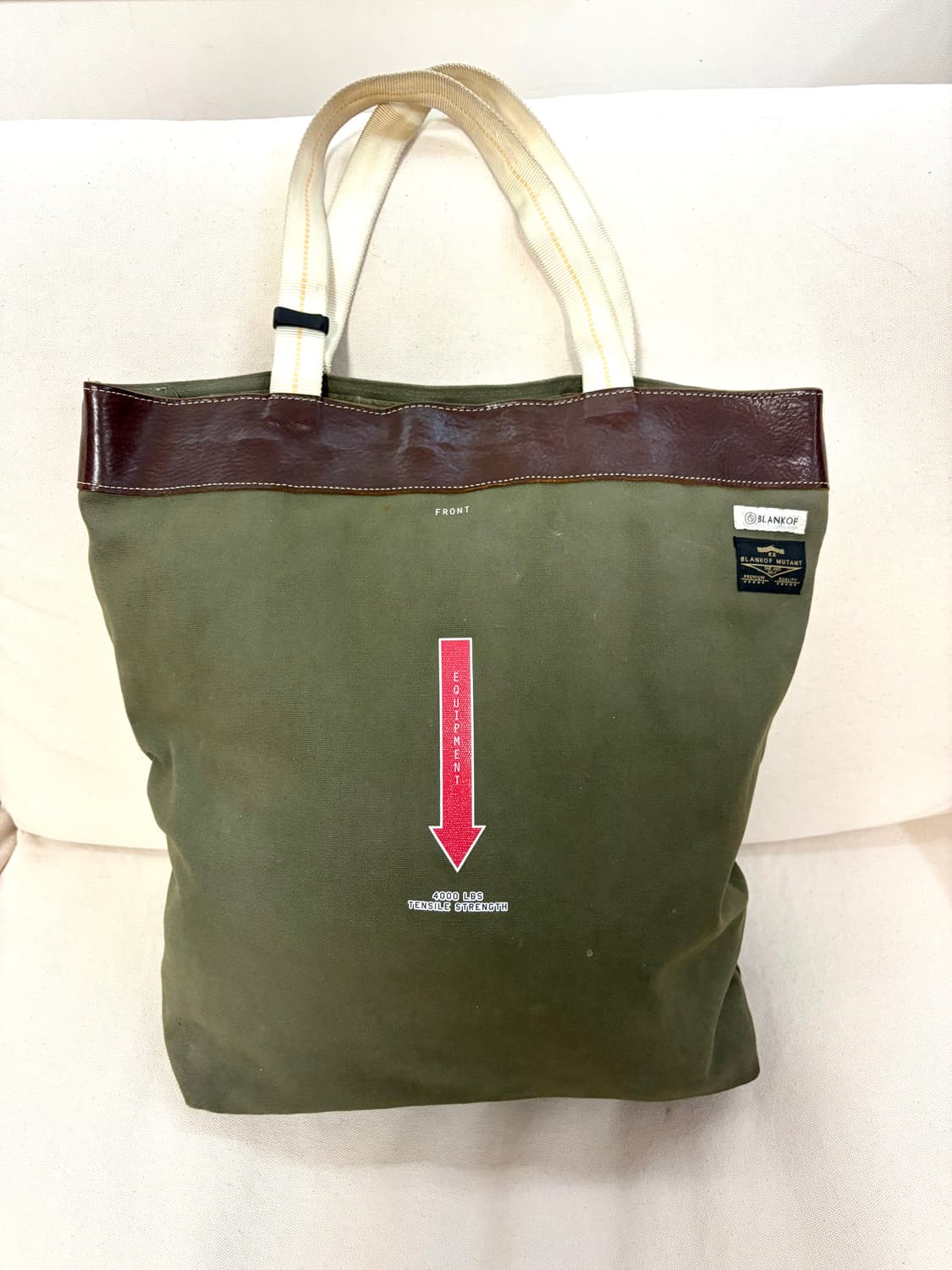 BLANKOF의 튼튼한 캔버스 토트백 상품이미지1