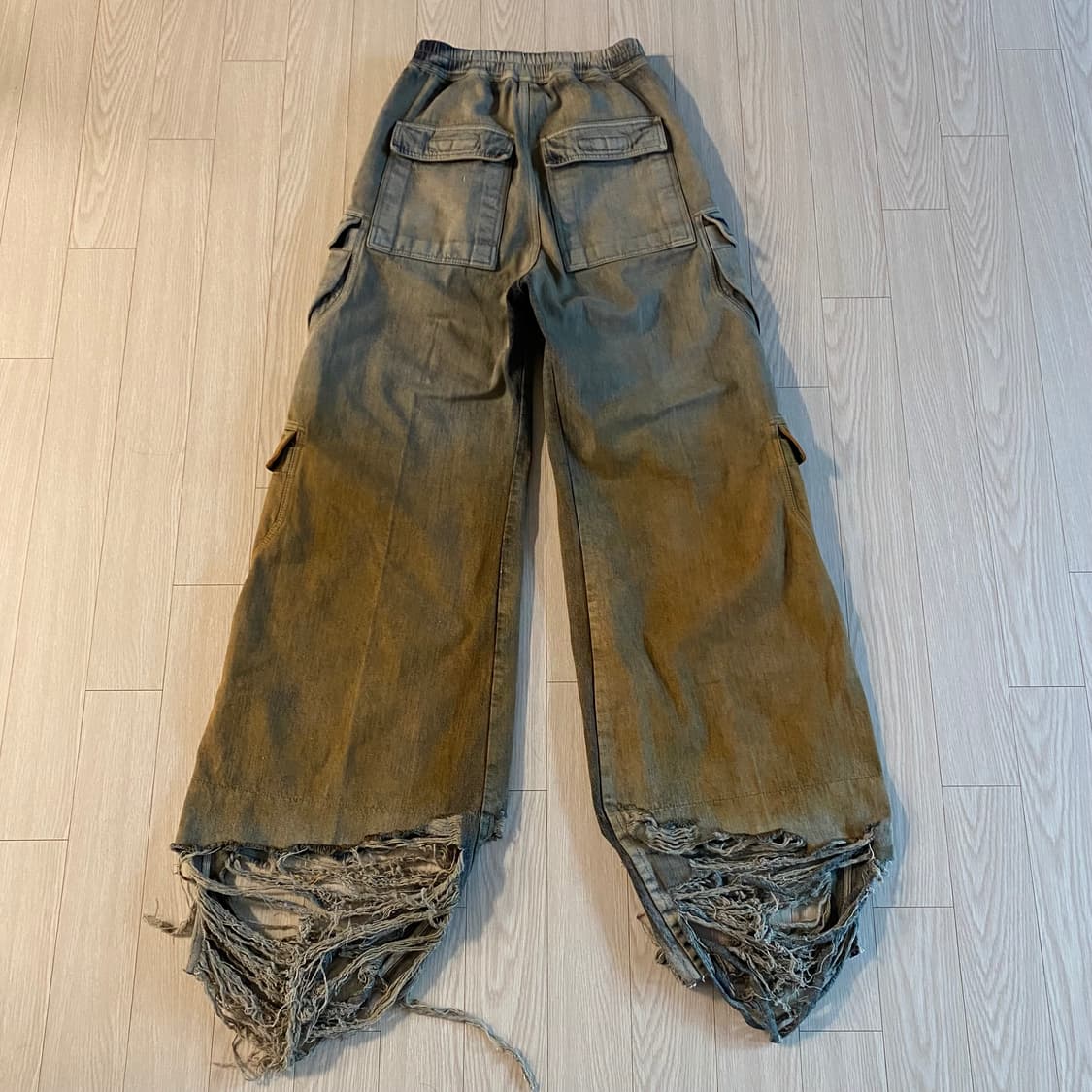 [S] 릭오웬스 다크쉐도우 더블 카고 점보 벨라스 스카이/오렌지 상품이미지2