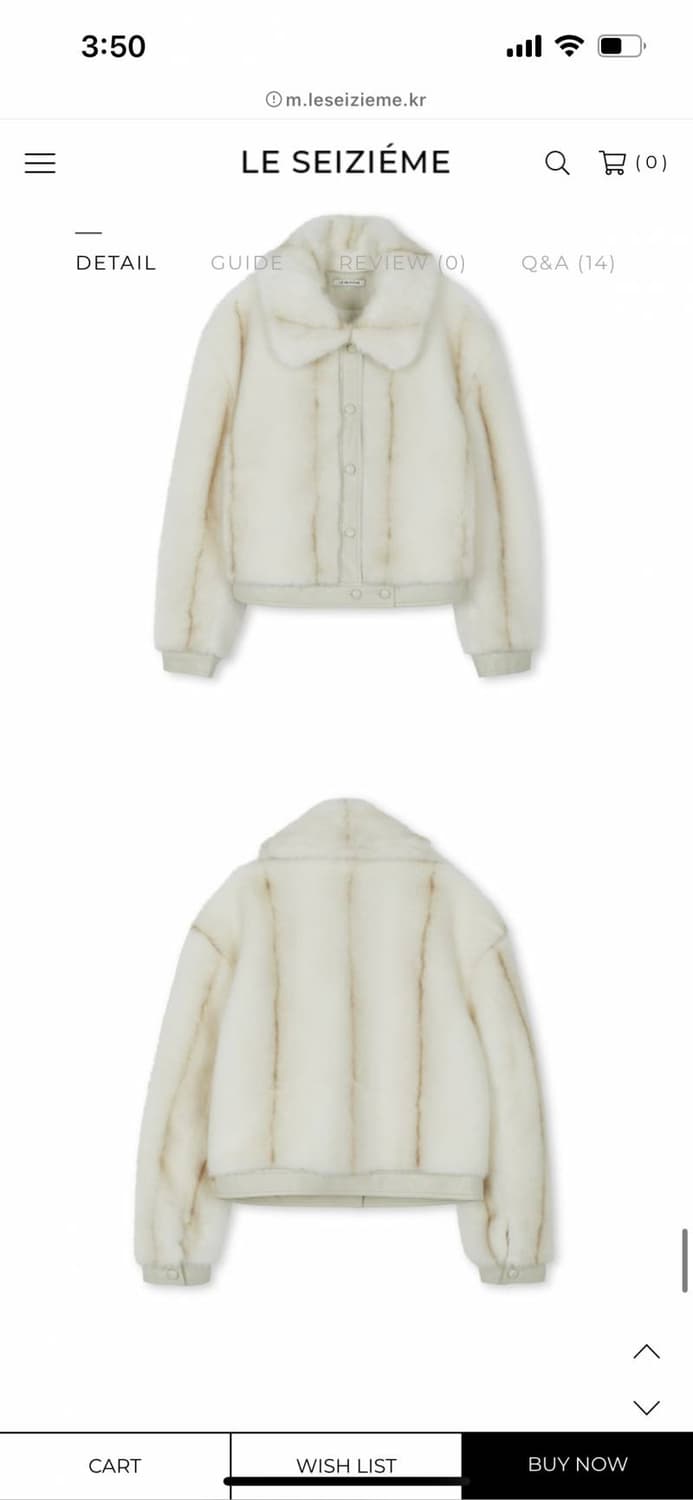 윈터 퍼자켓 르세지엠 퍼자켓 상품이미지2