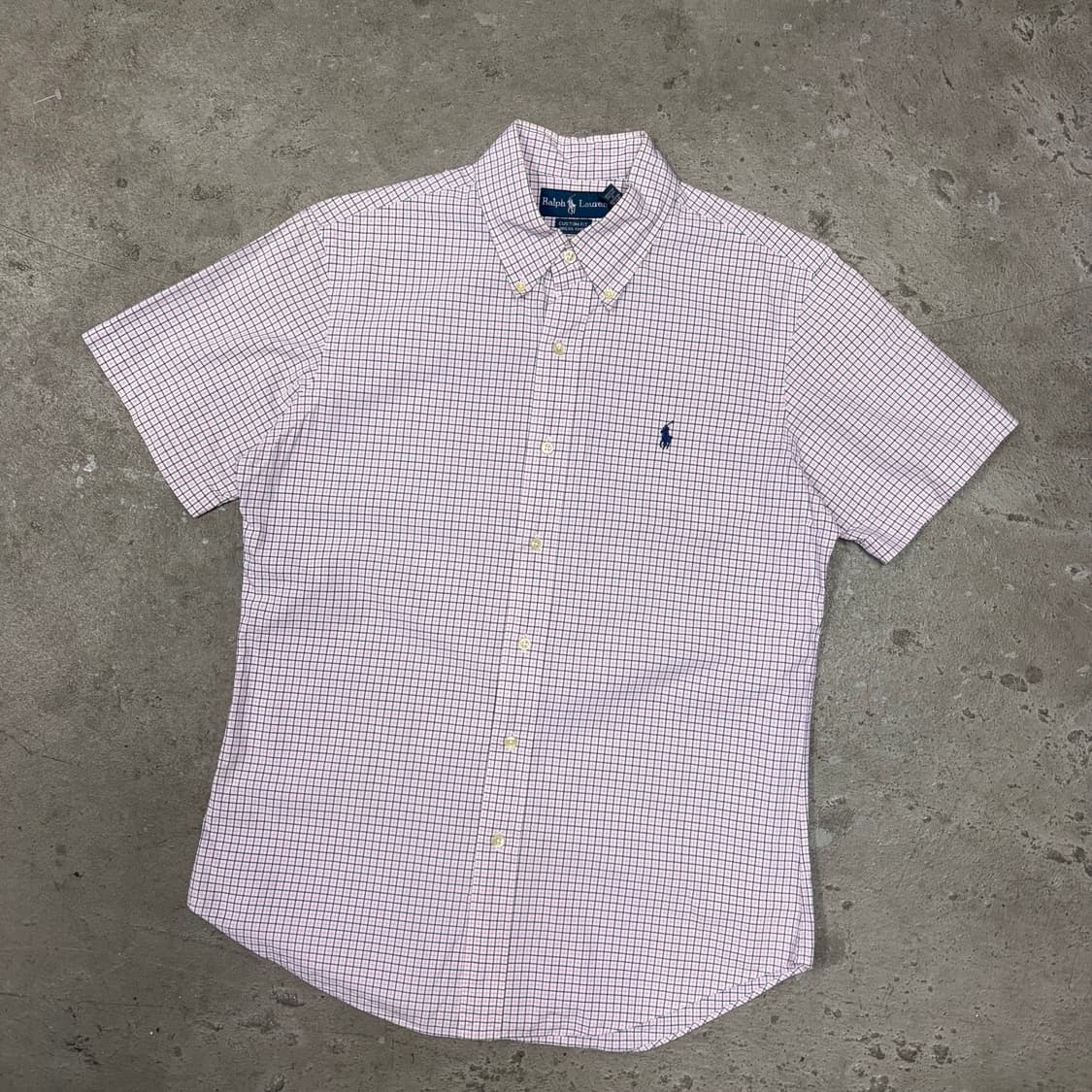 폴로 체크 반팔 셔츠[2462] 상품이미지1