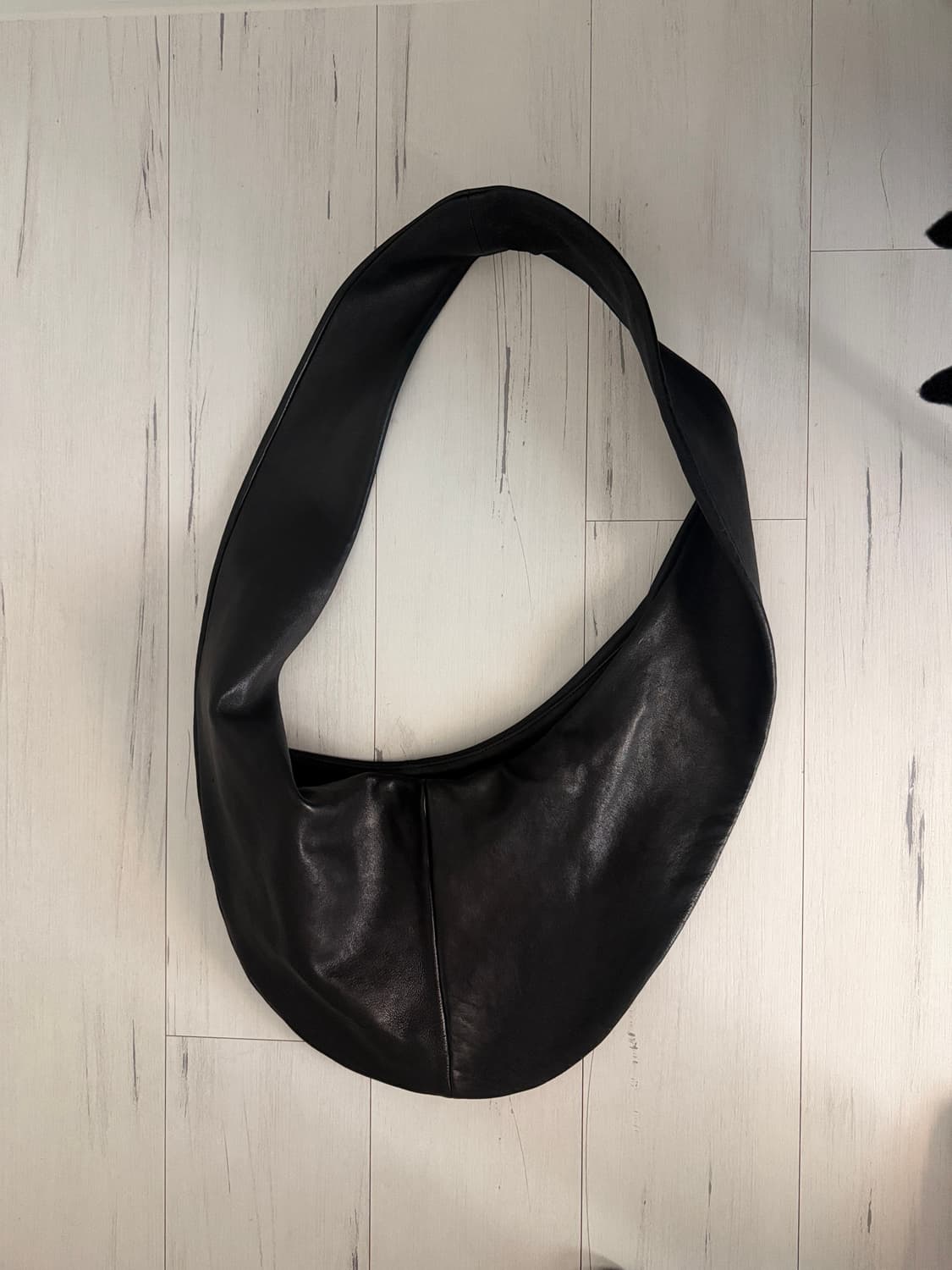 No.250 Leather Crossed Bag, Black 상품이미지1