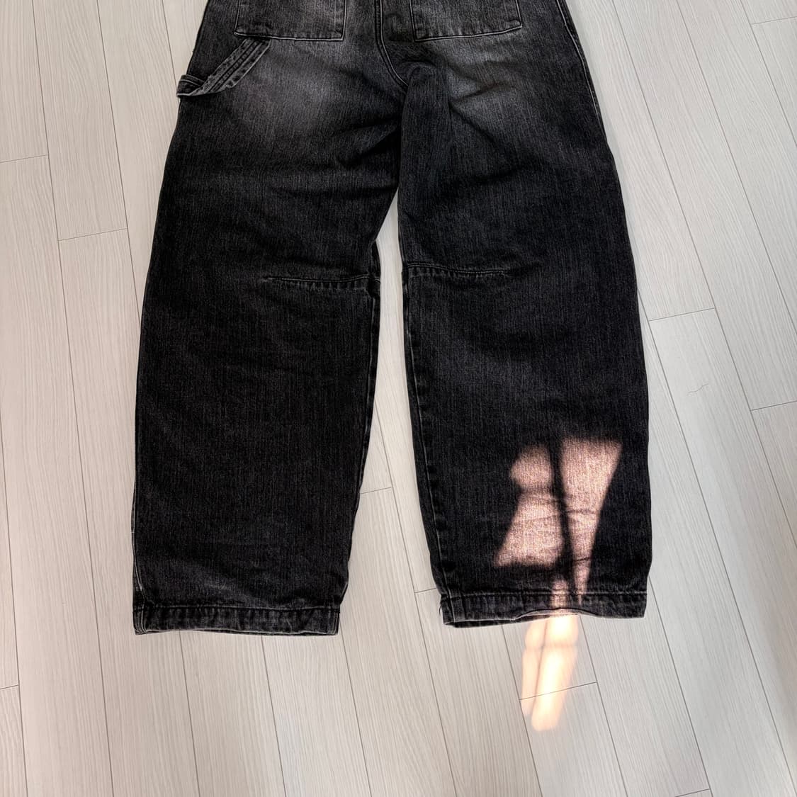 카락터 Vintage emblem denim pants / Black 0 상품이미지4