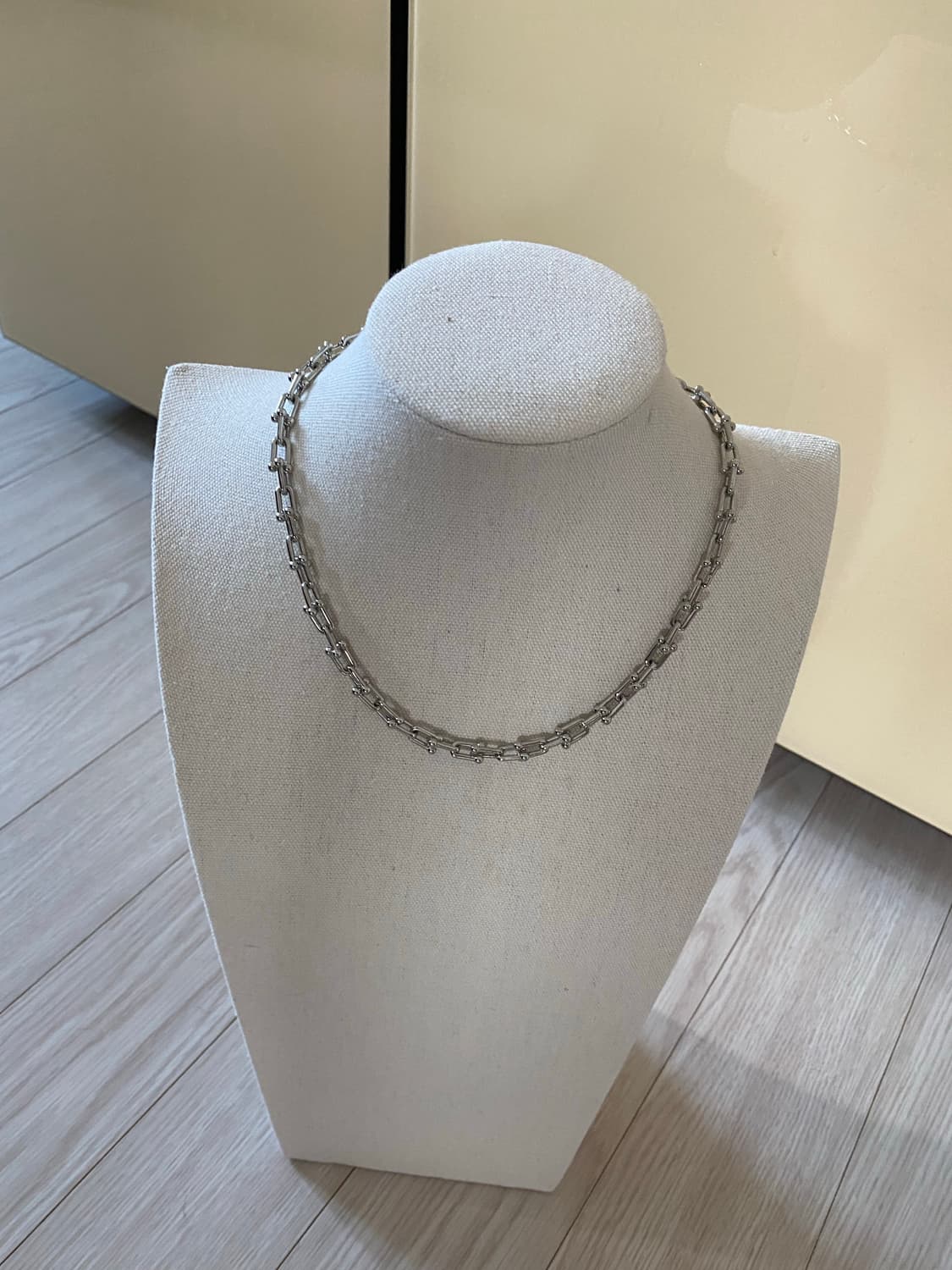 실버톤 링크 체인 목걸이 상품이미지4