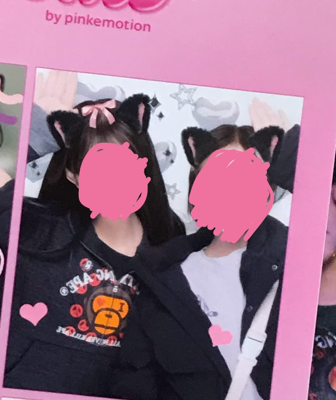 베이비마일로 후드집업 블랙 상품이미지2