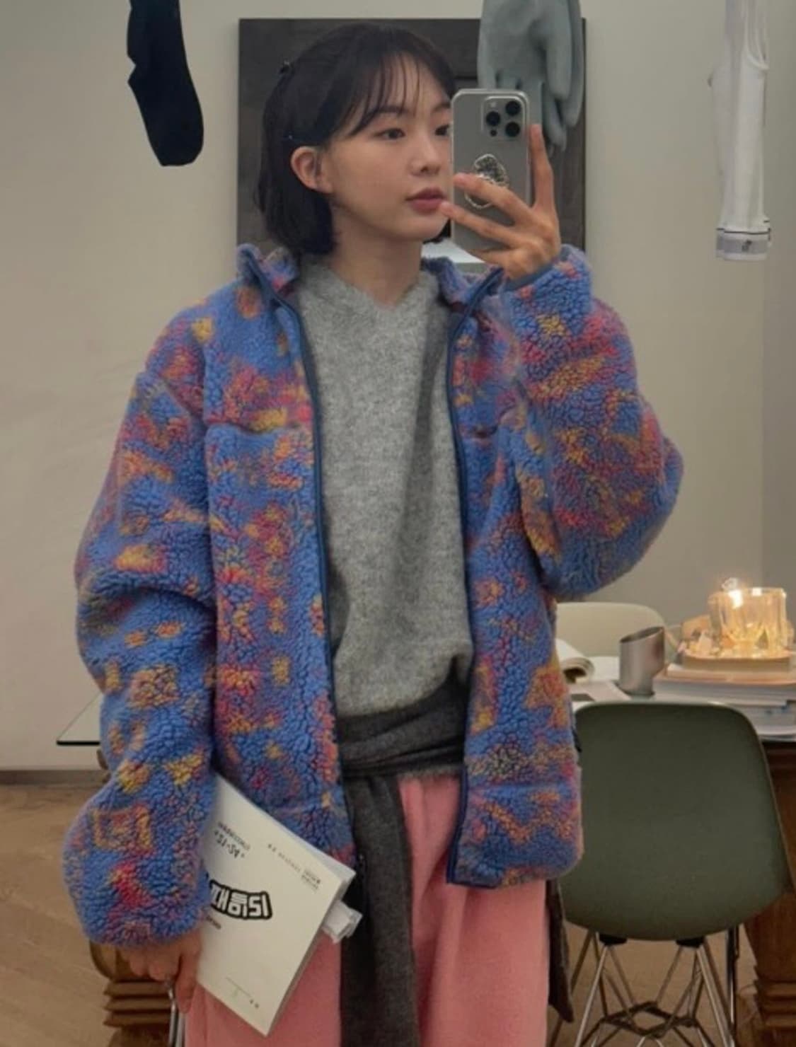 디스이즈네버댓 T 셰르파 후리스 바이올렛 M 상품이미지1