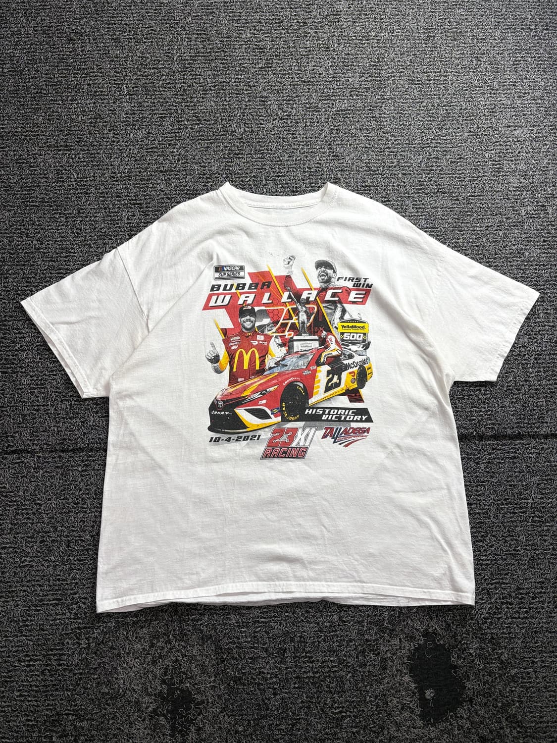 USA 오리지날 빈티지 나스카 레이싱 부바 월러스 티셔츠 3140 상품이미지2